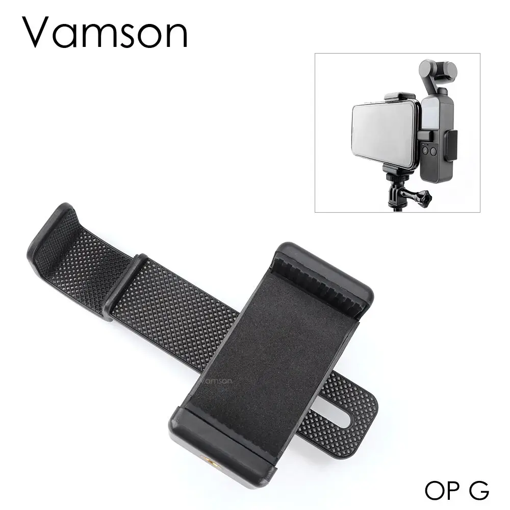 

Vamson for DJI Osmo Pocket Accessories Camera Holder Mount Mobile Phone Fixed Stand Bracket for DJI OSMO Pocket Stable OPG