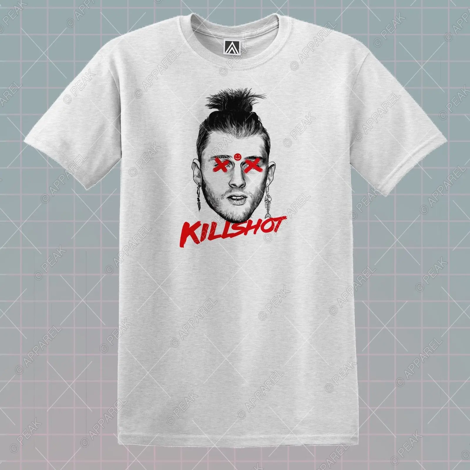 Футболка с машинным принтом Killshot Emi Gun MGK Tee Kamikaze Dre Rap Music Kill Shot Top2019 модный бренд 100%