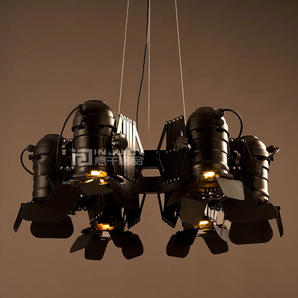 Потолочный светильник светодиодный железный ретро для кафе бара ресторана