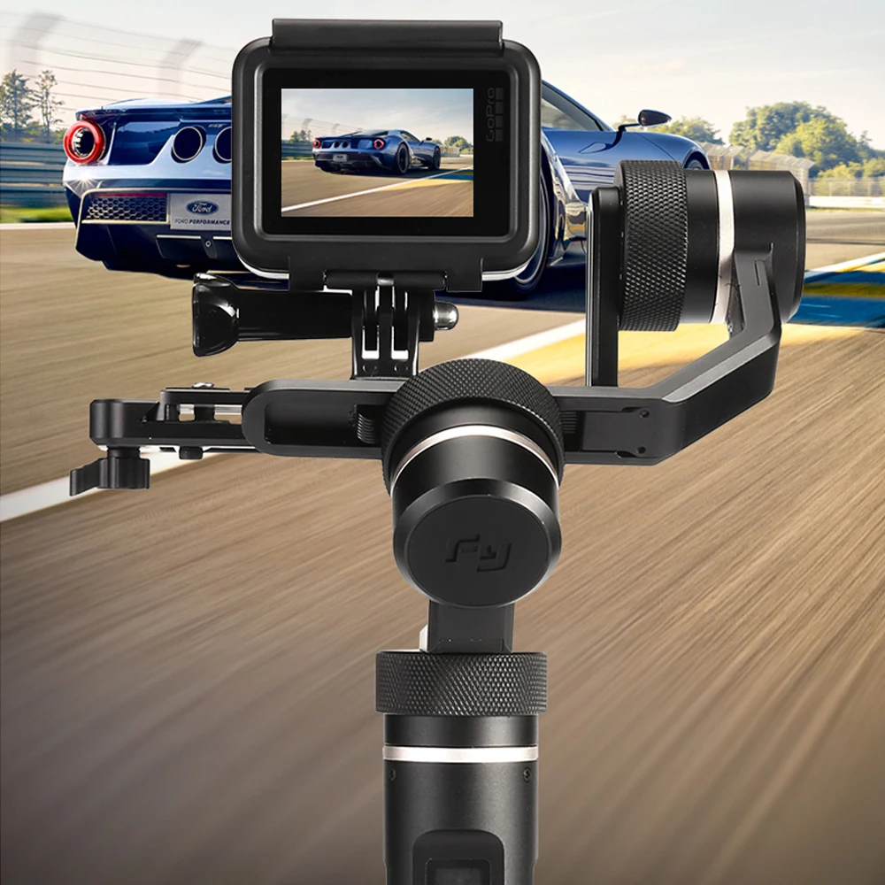 FeiyuTech G6 плюс 3-осевой Карманный стабилизатор для смартфона, Gopro, Canon, sony подходит небольшой одноножный, в том числе треноги, расширение стержня