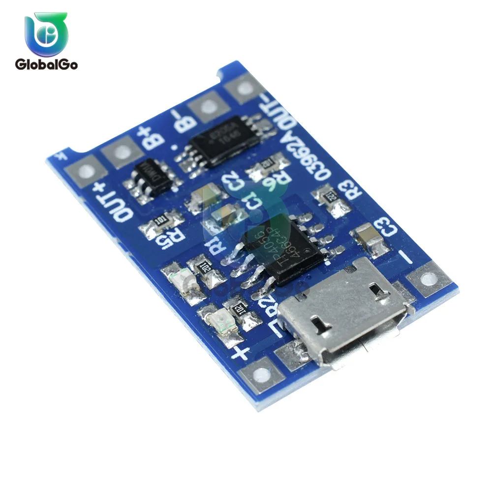 1 шт потребительских упаковок для микро USB 5 V 1A 18650 TP4056 литий модуль зарядного устройства аккумулятора зарядная плата с двухканальная видеокамера с защитой функции 1A литий-ионный аккумулятор