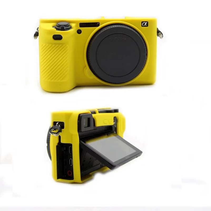 Sleeplion Мягкий силиконовый чехол Камера тела Защитная крышка для sony A6500 A6300