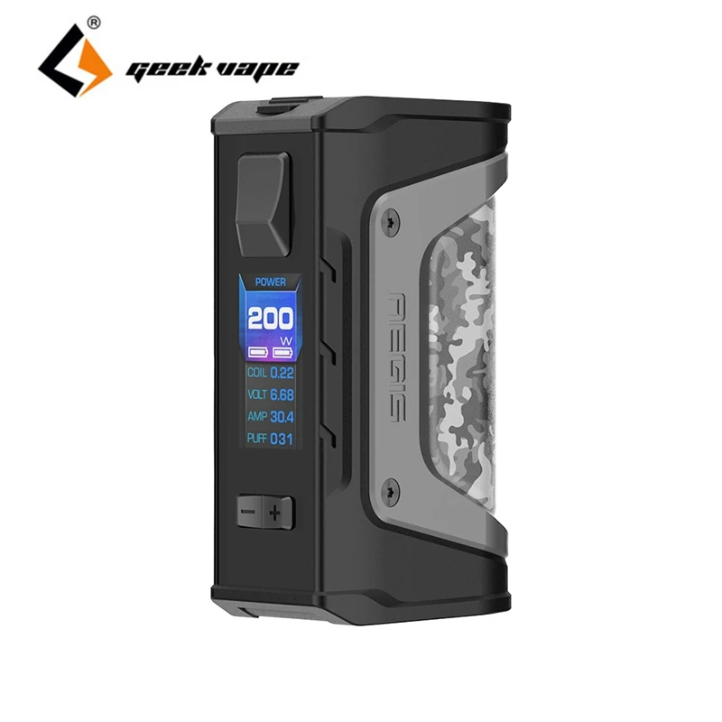 Оригинальная электронная сигарета Geekvape Aegis Legend 200 Вт TC Geek с двумя аккумуляторами