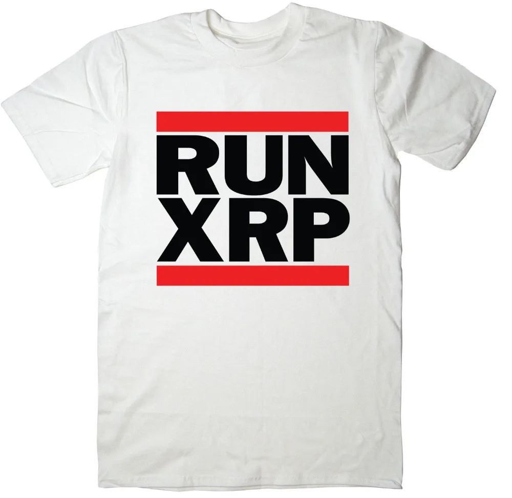 Футболка Runner XRP-Ripple-Run Dmc Биткоин-Майнер для криптовалюты 2019 последняя мужская