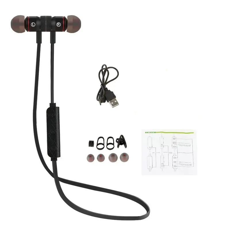 Bluetooth Наушники V4.1 Беспроводной Вкладыши Шумоподавление Магнит С Микрофоном