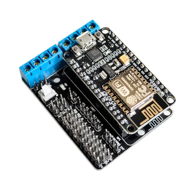 Умный автомобильный комплект 2wd rc wifi L293D для модели esp8266 esp 12e diy toy remote control by phone Lua