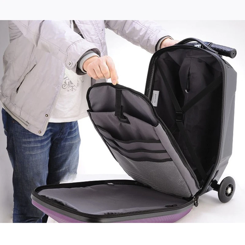 Чемодан на колесиках для мужчин и женщин 21 дюйм скейтборда|rolling luggage|fashion luggageluggage