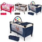 Популярная детская кроватка, портативные хлопковые бамперы на молнии для новорожденных, Детская семейная линия, унисекс, HWC