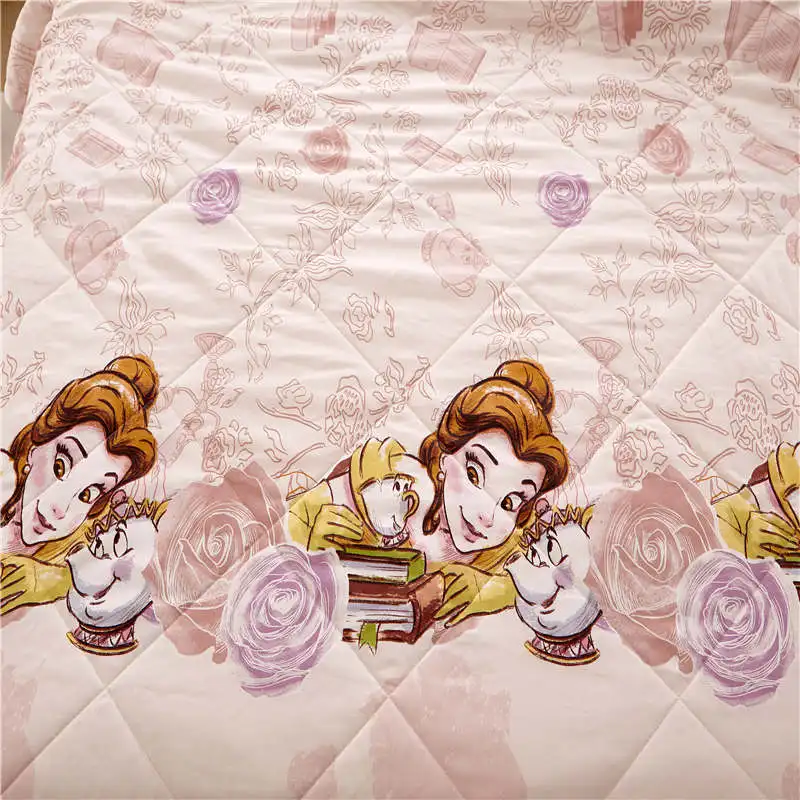 Стеганые покрывала белль Disney постельное белье размера Queen и Single хлопковые