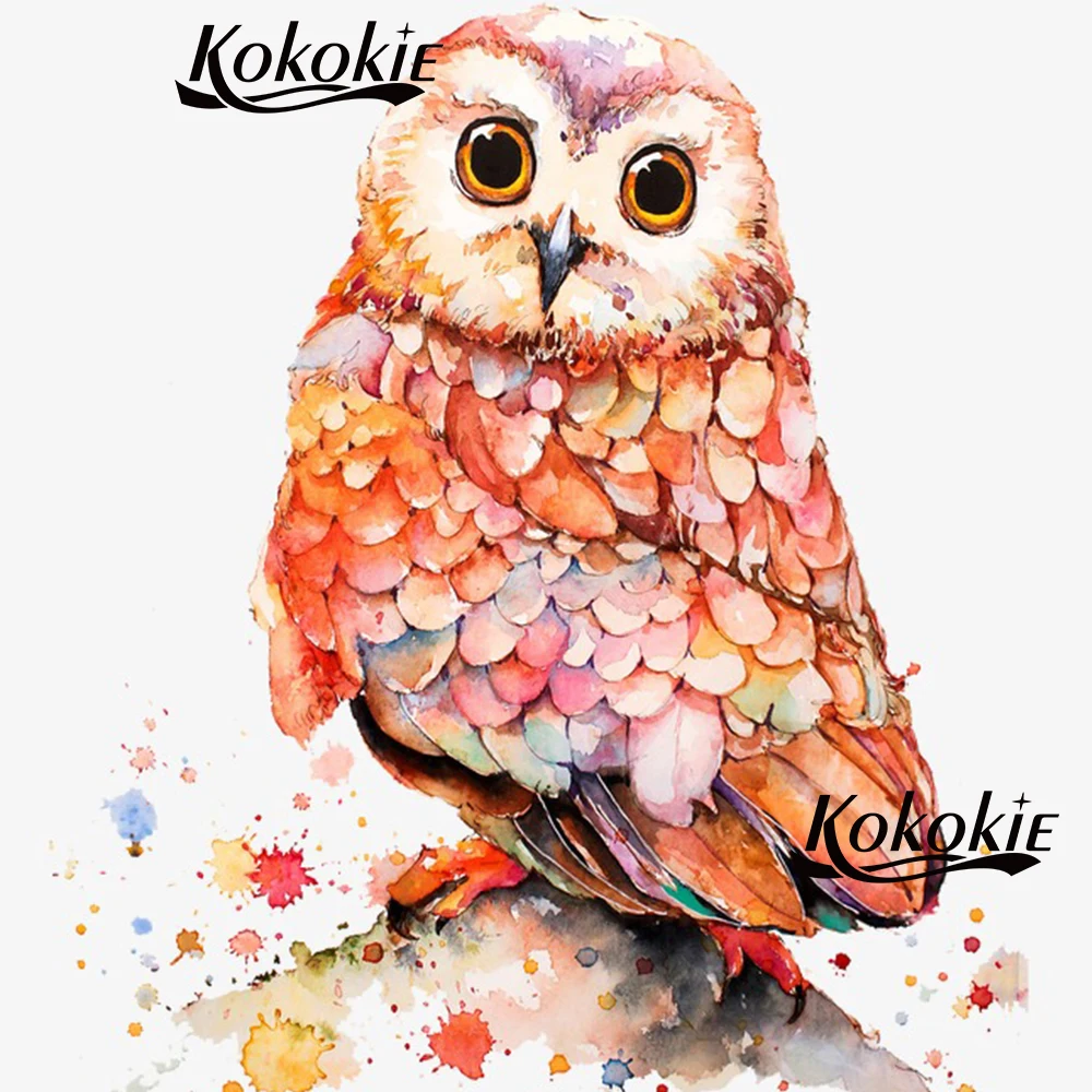 Алмазная мозаика 5d с рисунком совы полностью квадратная картина стразы алмазная