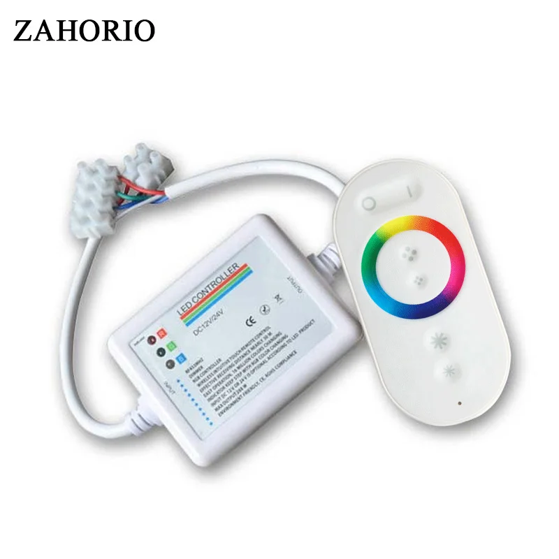 DC12V 24V 18A RGB RF беспроводной пульт дистанционного управления сенсорной панелью