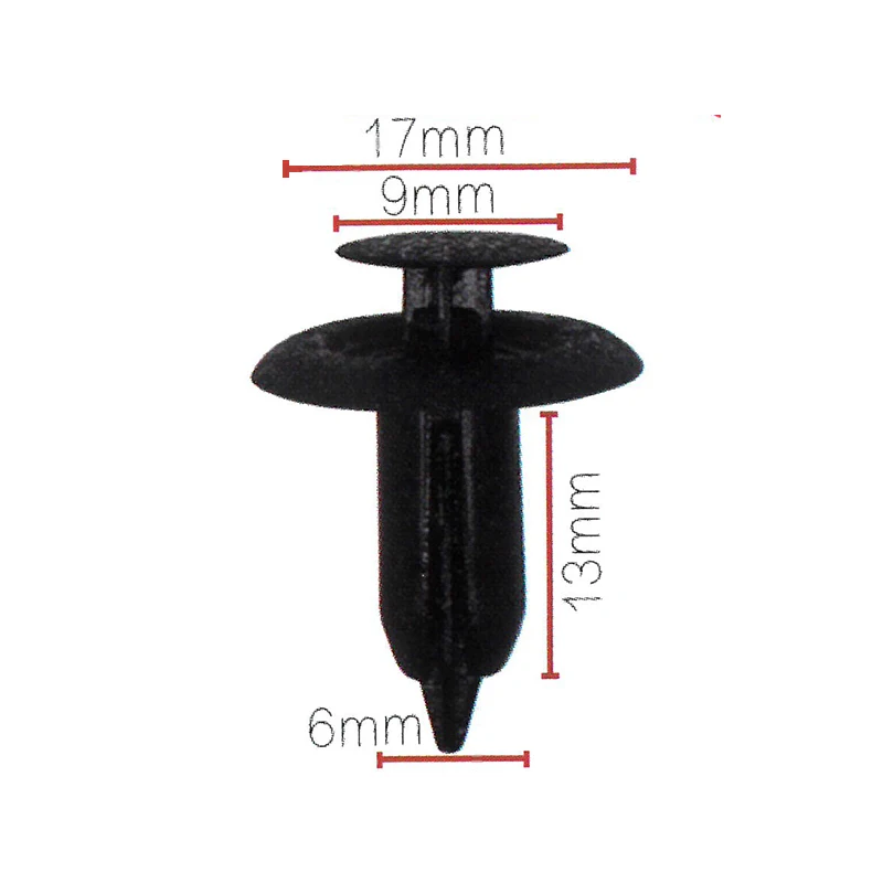 10x черный нажимной фиксатор для Ford Probe Mazda MX6 1989 2008 2009 2010 2011 2012 2013 2014 GJ21 68885 B69 B99|retaining