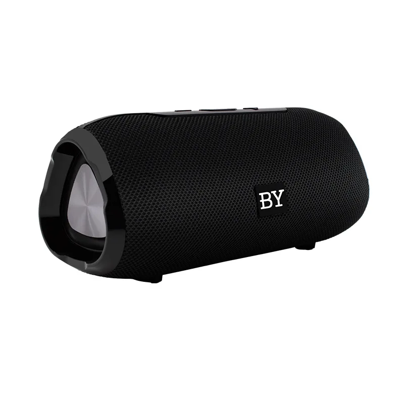 Black BY6660 Мини Bluetooth динамик Портативный водонепроницаемый беспроводной громкий динамик 10 Вт для телефона компьютера наружное радио fm бас стерео музыка - Цвет: Black