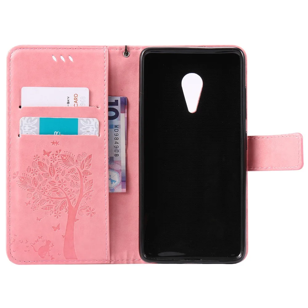 Для Lenovo zuk z2 Pro Чехол для z2pro Coque Fundas 3D Tree Cat Pattern кошелек Магнитный флип чехол