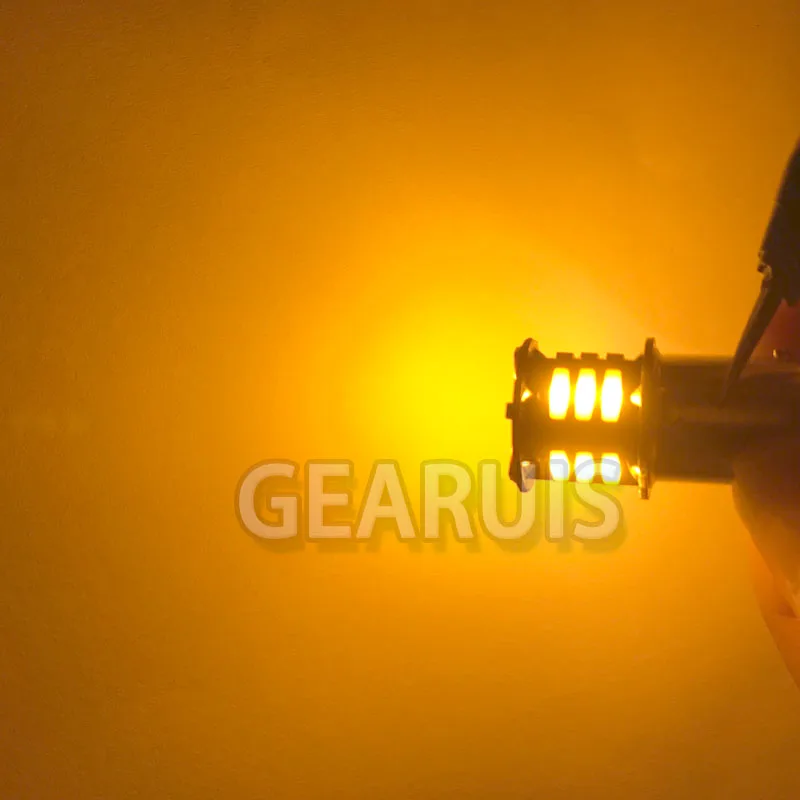 100X 1157 BAY15D 21 SMD 7020 7014 LED P21/5W 1156 BA15S 170MA Автомобильный указатель поворота Задний