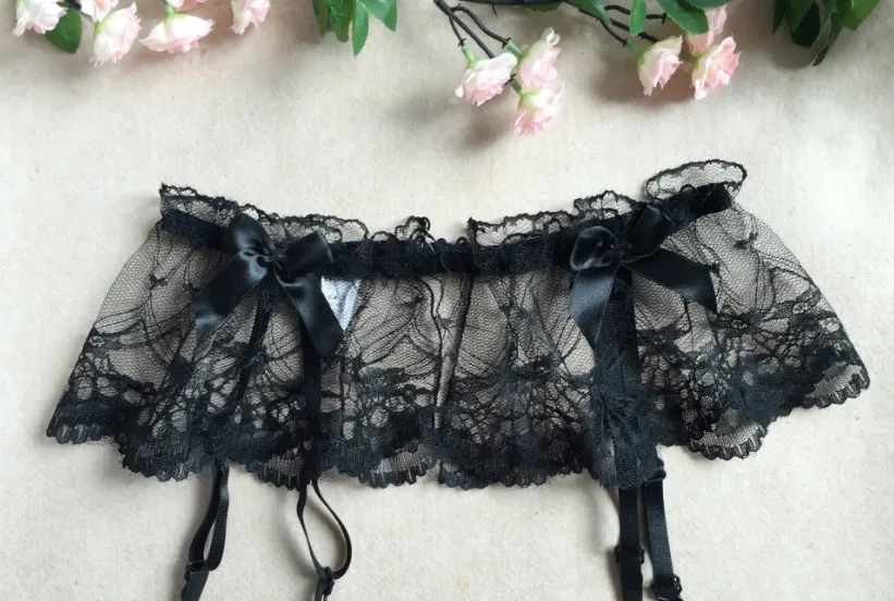 Горячие чулки плюс-сайз с кружевом и подтяжками для больших женщин