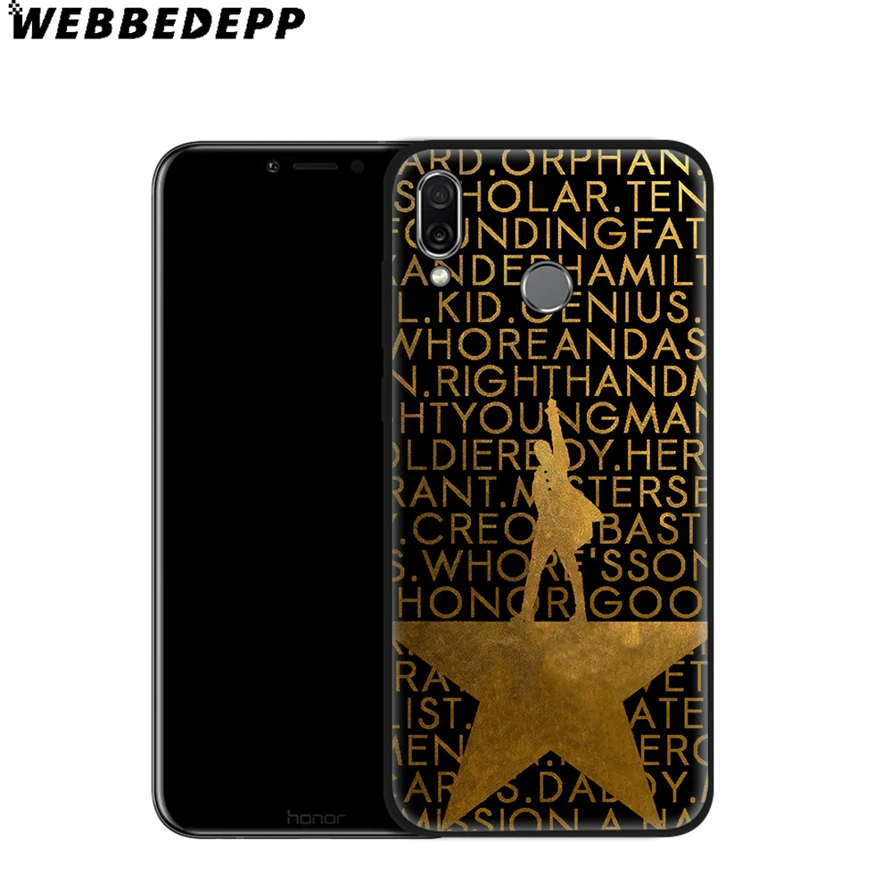 Hamilton Musical Lyrics Soft Case for Huawei Mate Honor 20 6A 7A 7C 7X 8 9 9X 10 View Lite Pro 30 |