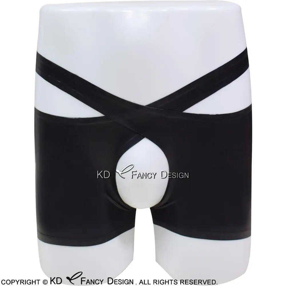 

Черные сексуальные латексные трусы с вырезом резиновые штаны трусы нижние шорты DK-0095