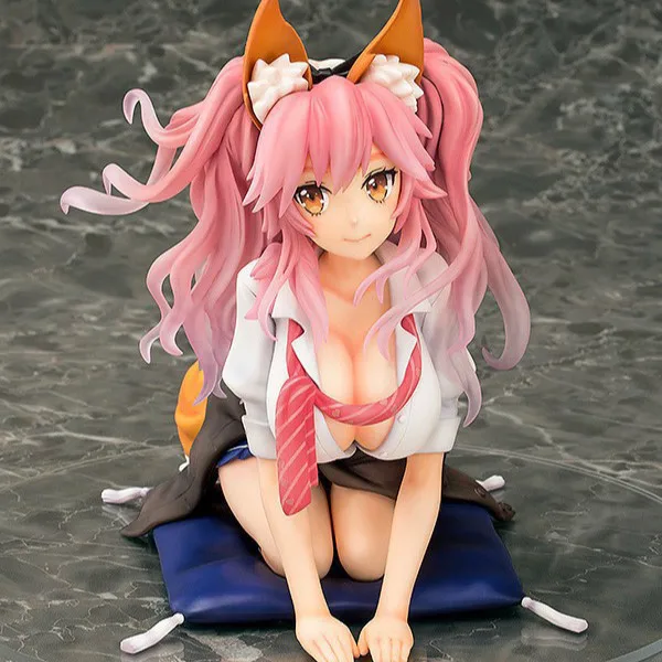 Fate Extra Caster школьная форма Сидящая Fategrand Tamamonomae повседневные Японские Аниме