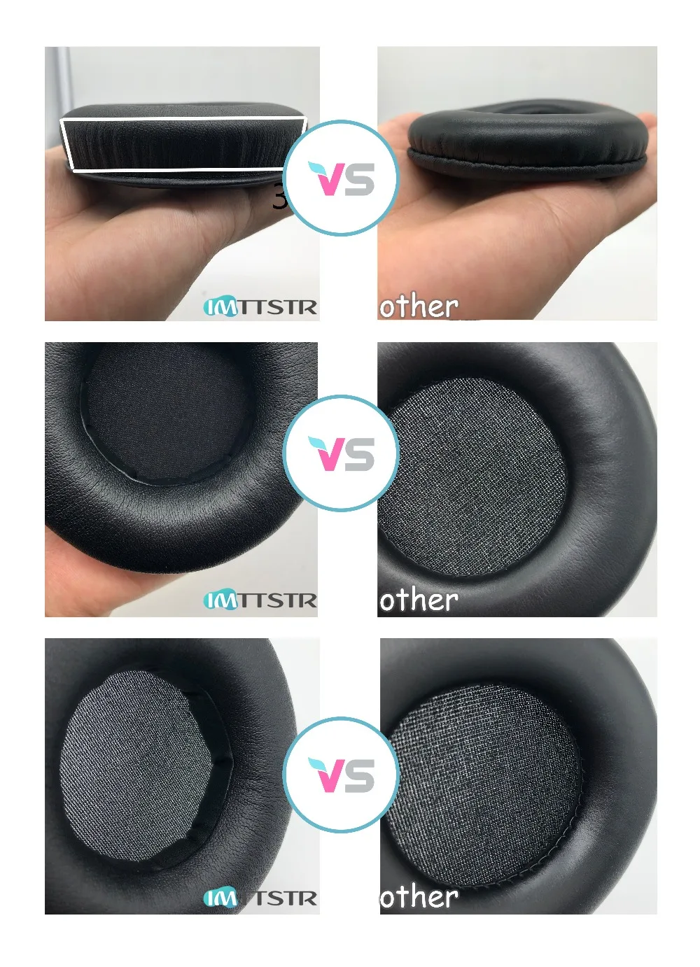 IMTTSTR 1 пара сменных амбушюр для Sennheiser HD205II HD215 HD225 HD440 рукав наушник крышка подушки чашки