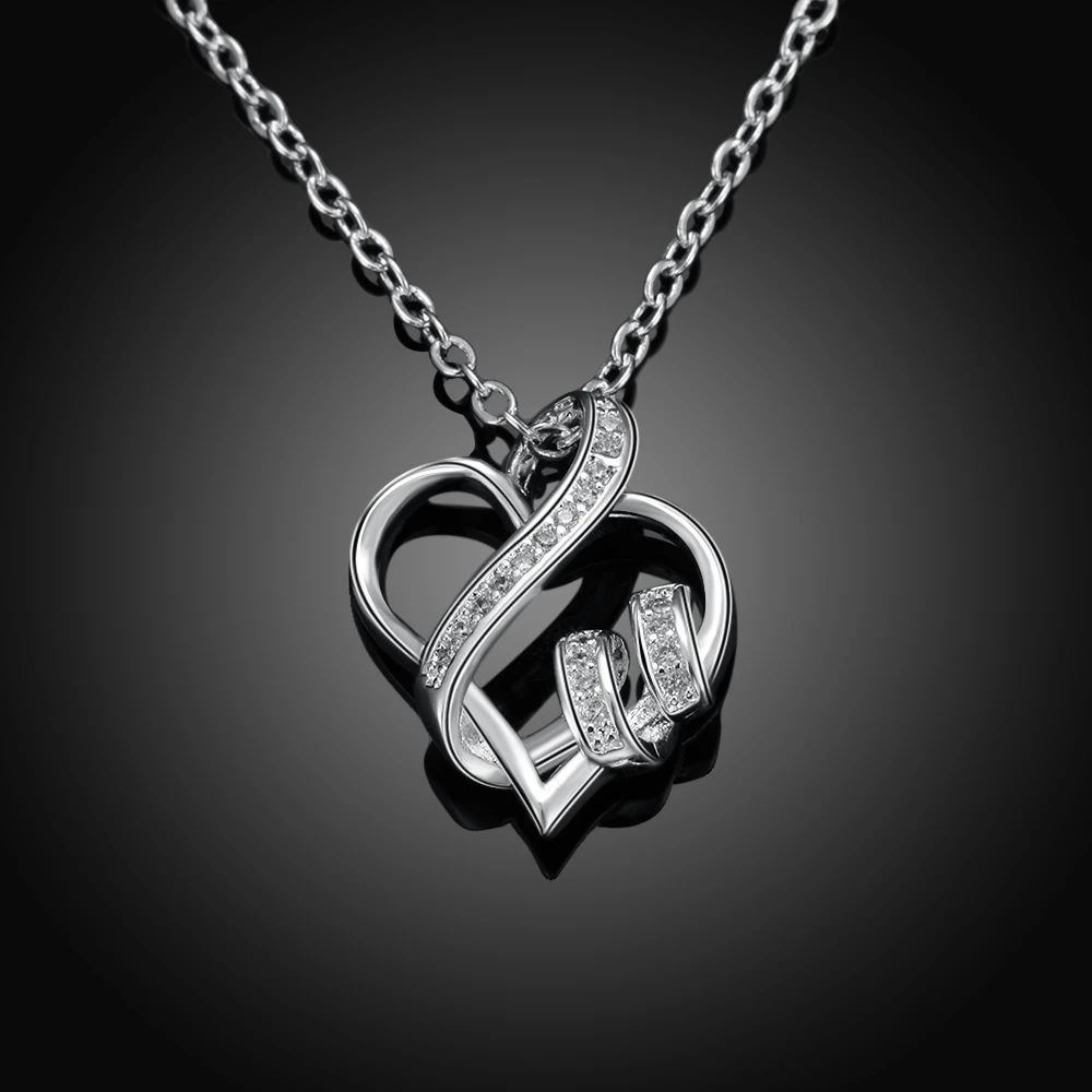 Модные аксессуары ювелирные изделия Новый Большой сердце & Сияющий Austrlian Crystal