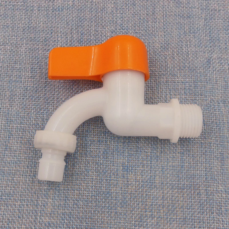 Пластиковый Смеситель ПВХ прочный одиночный холодный тип 4 дюйма G1/2 для дома