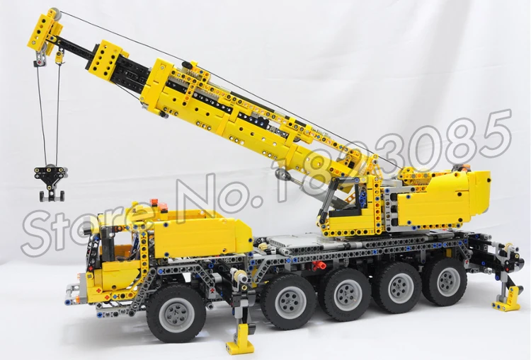 2606 шт 2в1 Technic мобильный кран MK II контейнерный накопитель 20004 фигурные строительные блоки игрушки машина совместима с Lago