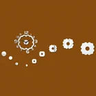 Горячие Павлин точка DIY настенные часы украшения дома современный дизайн высококачественные акриловые настенные наклейки