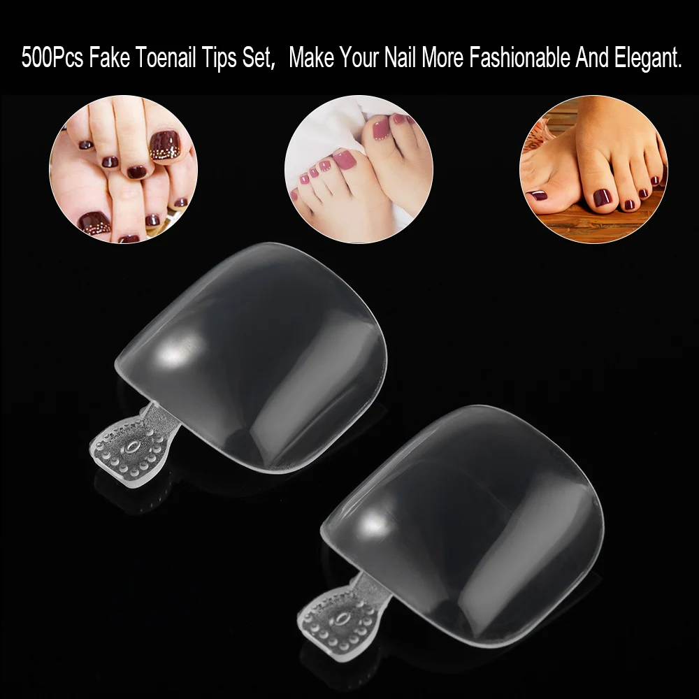 500 шт. поддельные искусственные ногти для ногтей наклейки украшения накладные