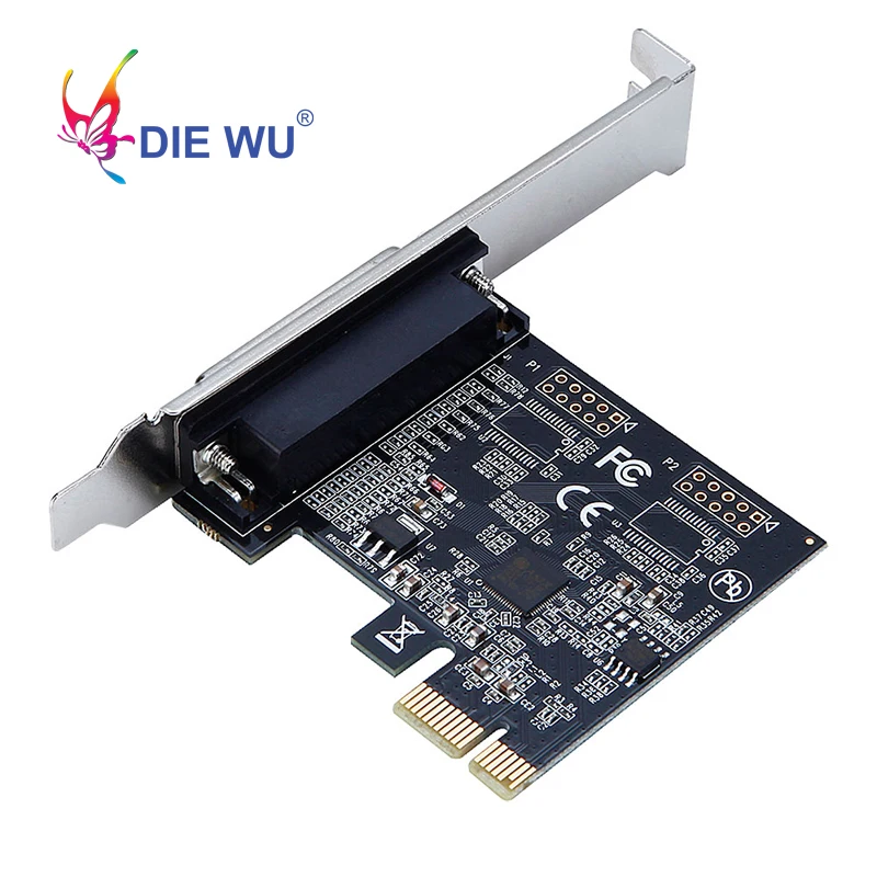 1X PCI Express PCI-E на параллельный порт DB25 принтер LPT адаптер карт ASIX чип AX99100 TXB072
