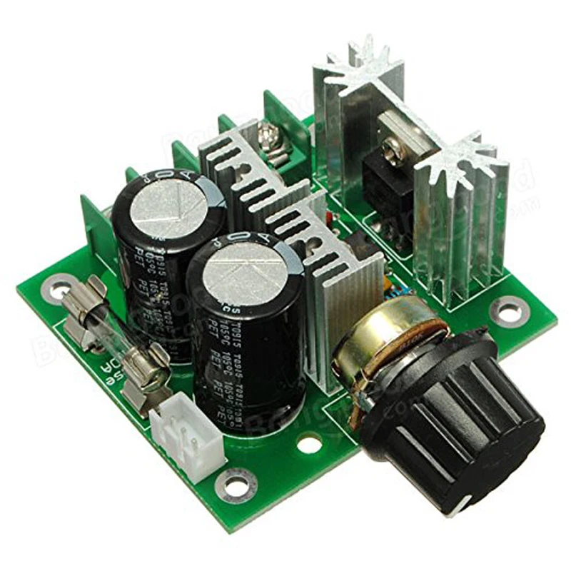 12V-40V PWM DC Motor Speed Controller 10A 400W High Torque Low Heat Radiation Frequency with Knob-High Efficiency | Обустройство дома