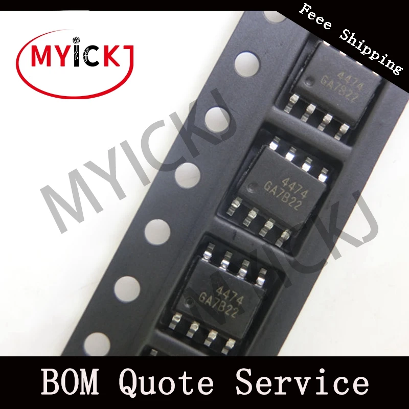 10 шт. AO4474 микросхема MOSFET N CH 30 V 13.4A 8 SOIC 4474|Светодиодные чипы| |