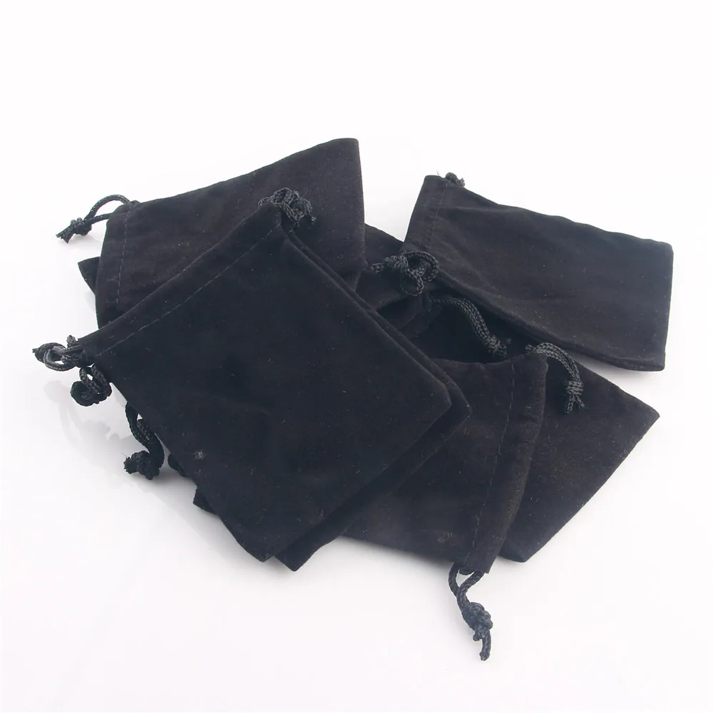 1 PC Black Velvet 7*9cm Ring Earrings Bracelet Necklace Bag Display Packaging Gift Pouch | Украшения и аксессуары