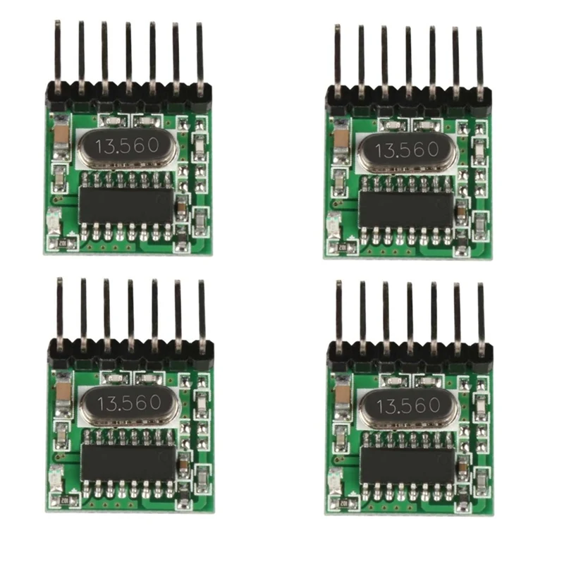 4pcs QIACHIP RF 433 МГц 1527 обучающий код беспроводной пульт дистанционного управления 433,92 МГц передатчик Модуль для гаражных ворот светильник - Цвет: 4pcs