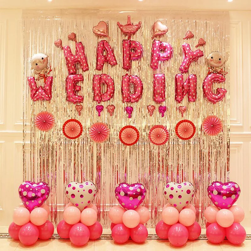 2*1M Christmas Party Backdrop Decor Rose Gold Rainbow Metallic Foil Tinsel Fringe Curtain Door Rain New Year Decoration | Дом и сад