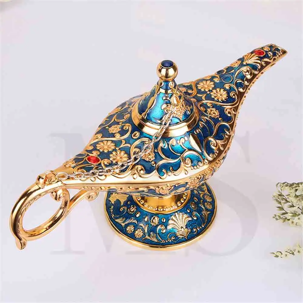 Косплей Античный стиль сказка Аладдин Волшебные лампы чай горшок лампа джинна