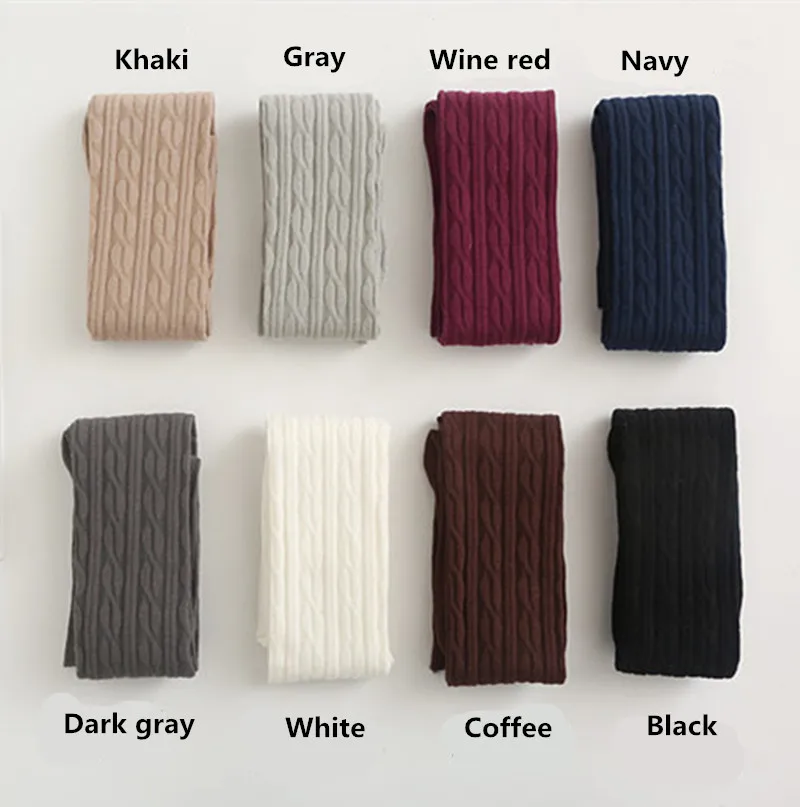 

2019 Women Long Knit Knee Socks Thigh Highs Hose Sexy Stockings Twist Warm Winter Autumn Spring Thigh High Stockings