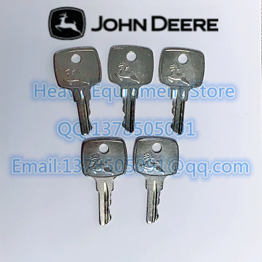 5 шт. JD ключ для John Deere Multiquip и Indak оборудование стартер зажигания AT195302 DAR51481 AR51481
