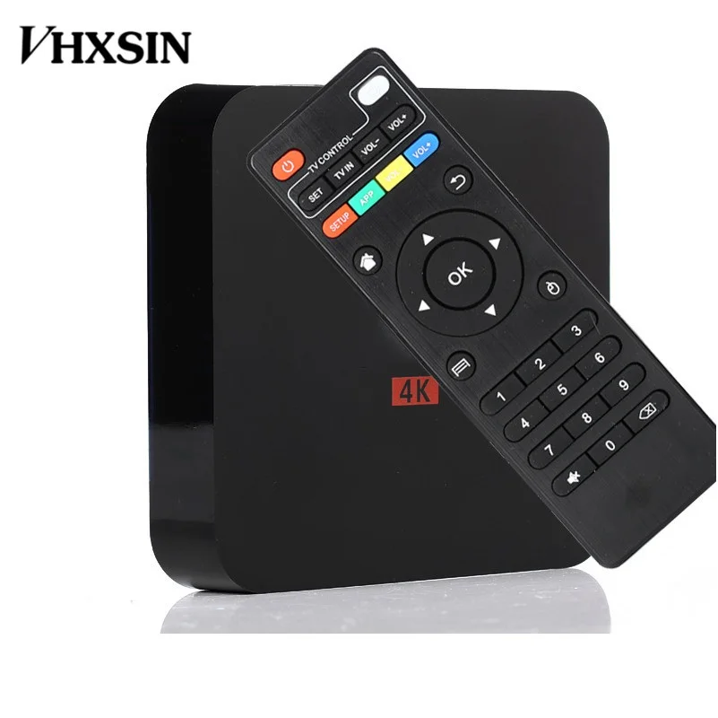 VHXSIN MX Pro 50 шт./партия четырехъядерный 1G 8G Android 7 1 Ultra 4K потоковая передача 17