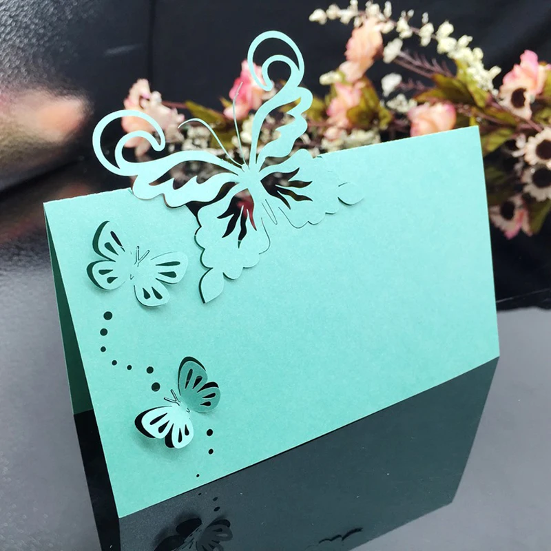 50 шт. декоративные карты в виде бабочек|card gift|card birthdaygift card birthday |