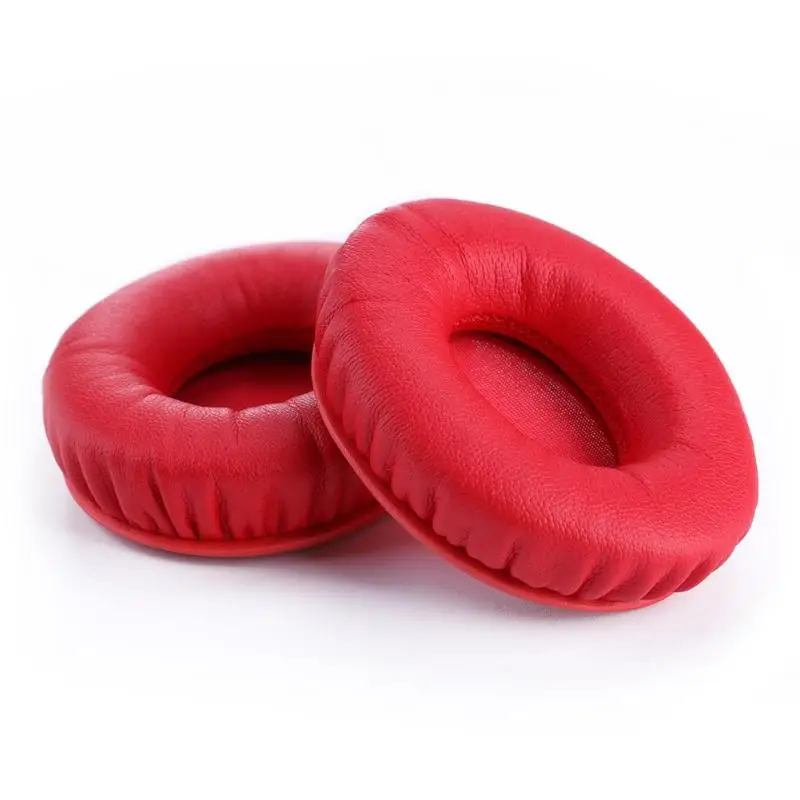 Красный VODOOL амбушюры крышка Замена Earpad Чехол подушки для Monster Beats от Dr Dre Solo/Solo наушники HD наушники аксессуары - Цвет: Красный