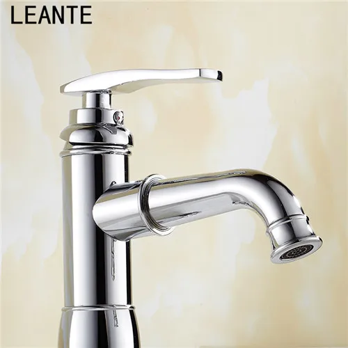 LEANTE Copper single hole basin faucet hot and cold water sanitary ware 9017 | Обустройство дома