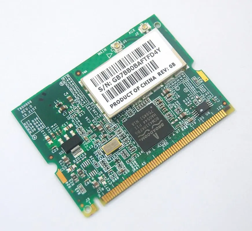 Broadcom BCM4318 беспроводной сетевой адаптер Wlan Wi Fi мини PCI карта ABG 54 Мбит/с Ethernet