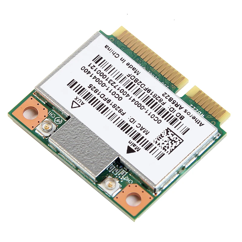 Двухдиапазонная Беспроводная WLAN мини Pci E Wi Fi карта Atheros AR5B22 300 Мбит/с адаптер с