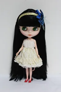 Бесплатная доставка, большая скидка, дневная Обнаженная кукла Blyth, подарок на день рождения для девочки, куклы с большими глазами 4 цветов с красивыми волосами, милая игрушка