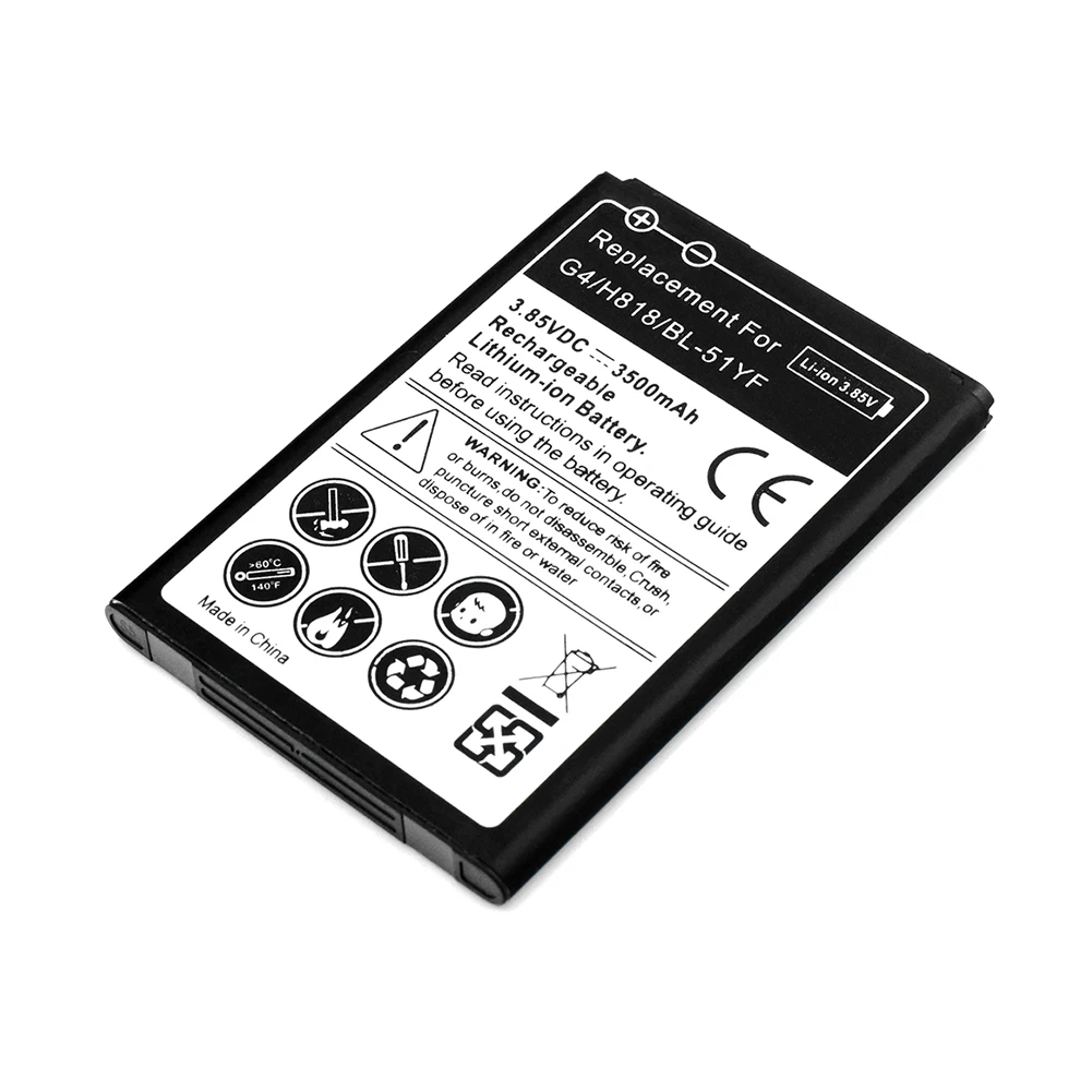 Оригинальный Li Po BL 51YF Батарея Замена батареи для LG G4 H818 H815 H812 H811 H810 VS986 VS999 US991 LS991 F500