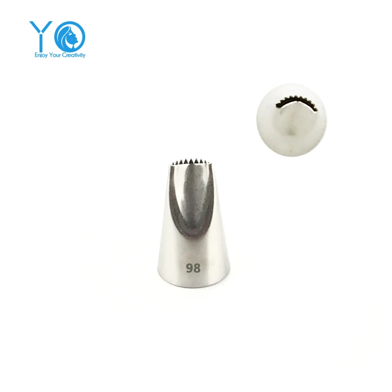 #98 небольшая насадка для глазировки Высококачественная бесшовная трубка