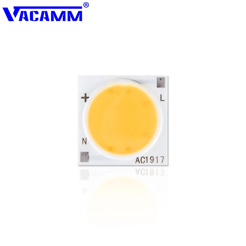Vacamm светодиодные лампы высокой мощности Смарт IC COB Chip Lights AC 220V 3W 5W 7W 9W 12W 15W 20W 30W