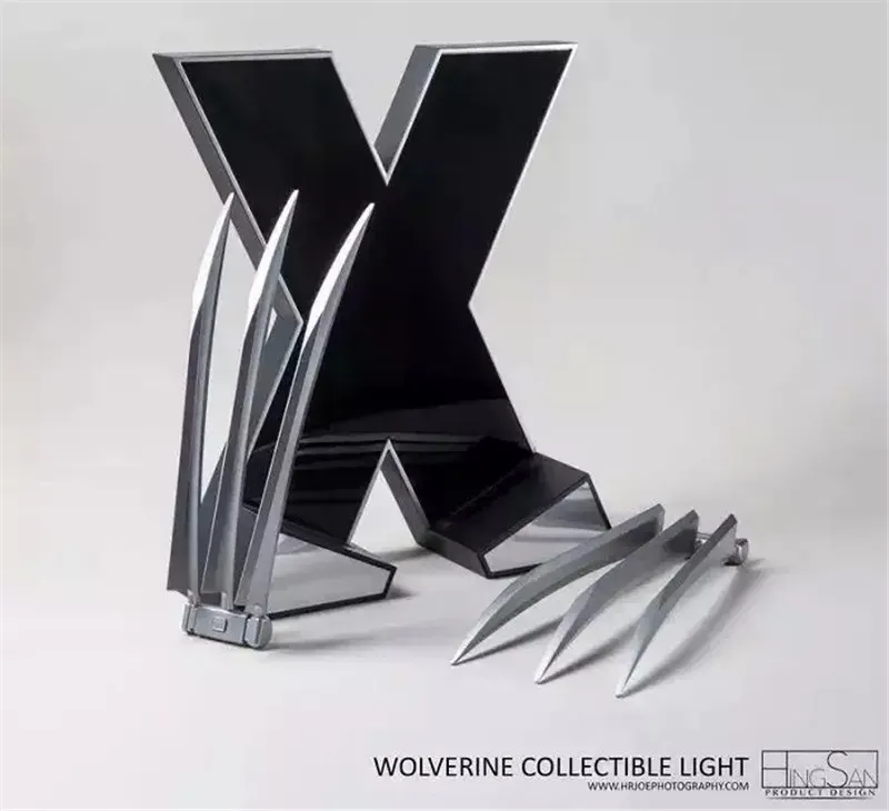 X-Men 1:1 Wolverines Logan Cosplay Blade Claw Wolverine Claws Prop Paw Super Hero Weapons Model Room Decoration Collection Gift