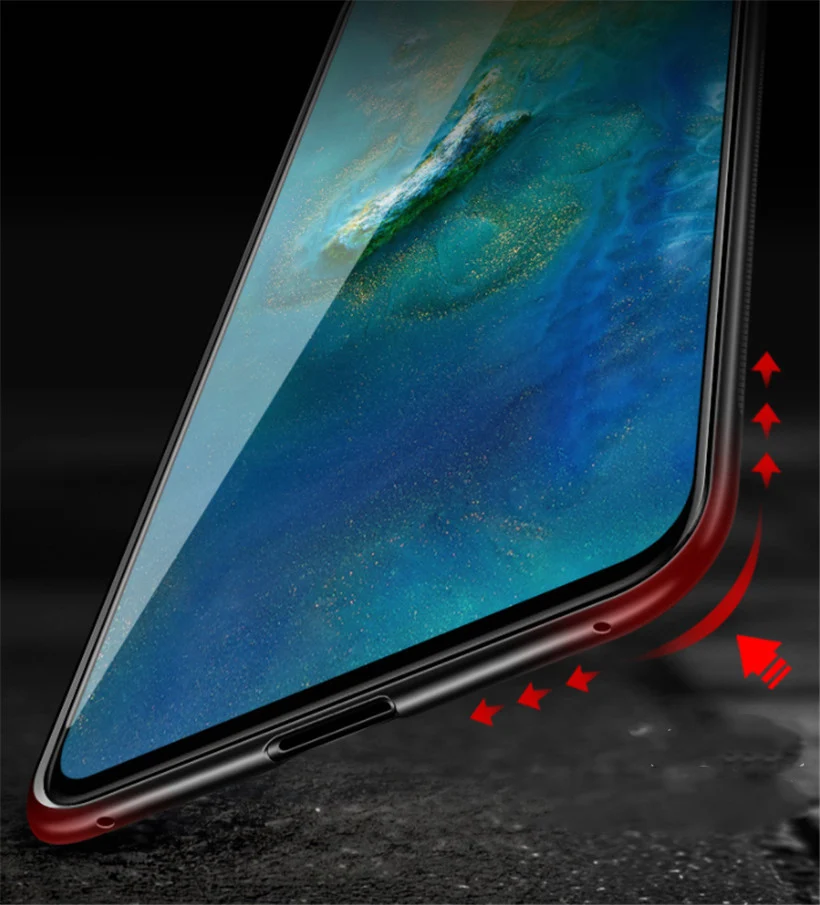 Aixuan для huawei mate 20 Pro стеклянный чехол mate 20 Pro Coque силиконовый ударопрочный роскошный закаленный стеклянный чехол для huawei mate 20 X